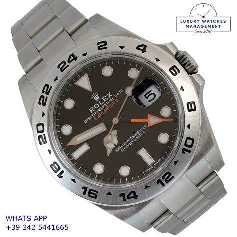 Vendesi Rolex Explorer II 216570 Chromalight FULL SET